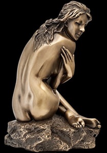 Elegant bronze figur kvinde til stuen – unik gaveide